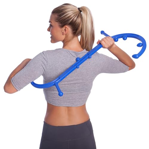 Body Back Buddy Classic USA Made Handheld Full Body Massage Cane Pressure & Trigger Point Massage Tool for Deep Tissue Pain Relief - Dual Massage Hooks for Back, Shoulder, Neck. Manual Back Massager - Image 2