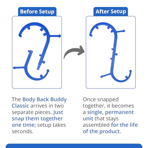 Body Back Buddy Classic USA Made Handheld Full Body Massage Cane Pressure & Trigger Point Massage Tool for Deep Tissue Pain Relief - Dual Massage Hooks for Back, Shoulder, Neck. Manual Back Massager - Image 4
