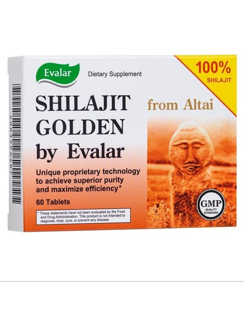 Shilajit Golden by Evalar Siberian Altai 60 Tabs