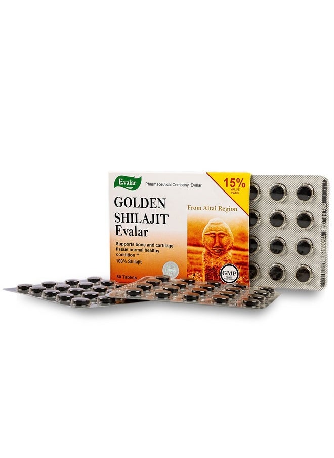 Shilajit Golden by Evalar Siberian Altai 60 Tabs