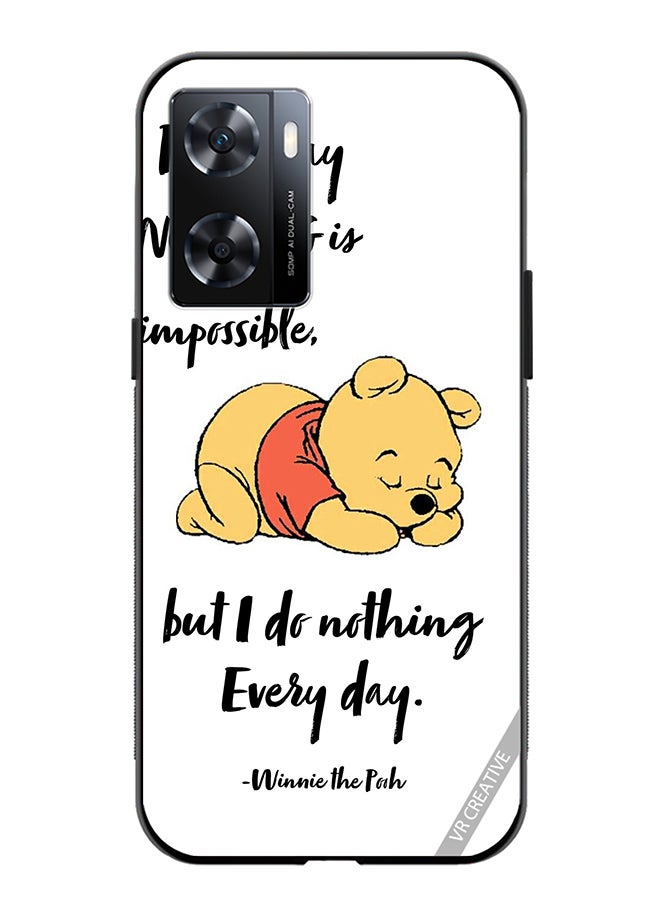 VR CREATIVE Protective Case Cover For Oppo A57/A77s Nothing Winnie Design Multicolour - Image 1