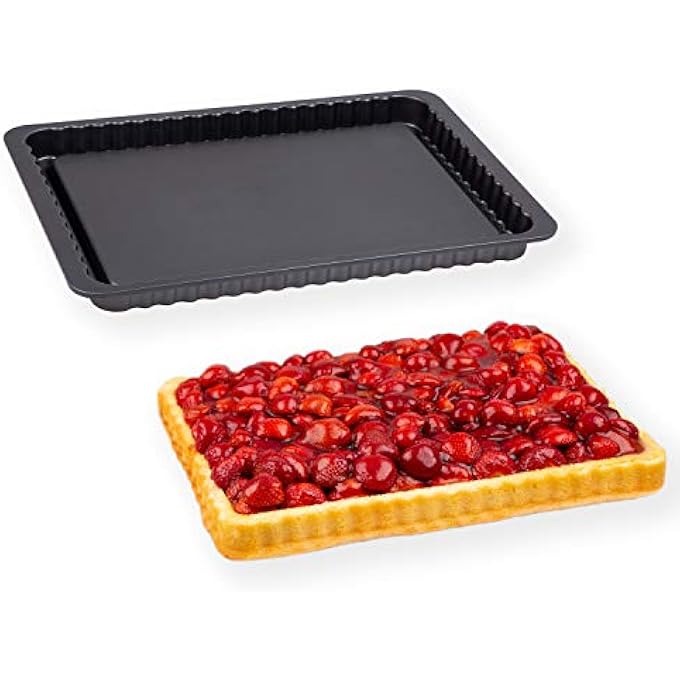 chg 675056 Square XXL Fruit Base Mould EasyOven Anthracite Metallic - Image 1