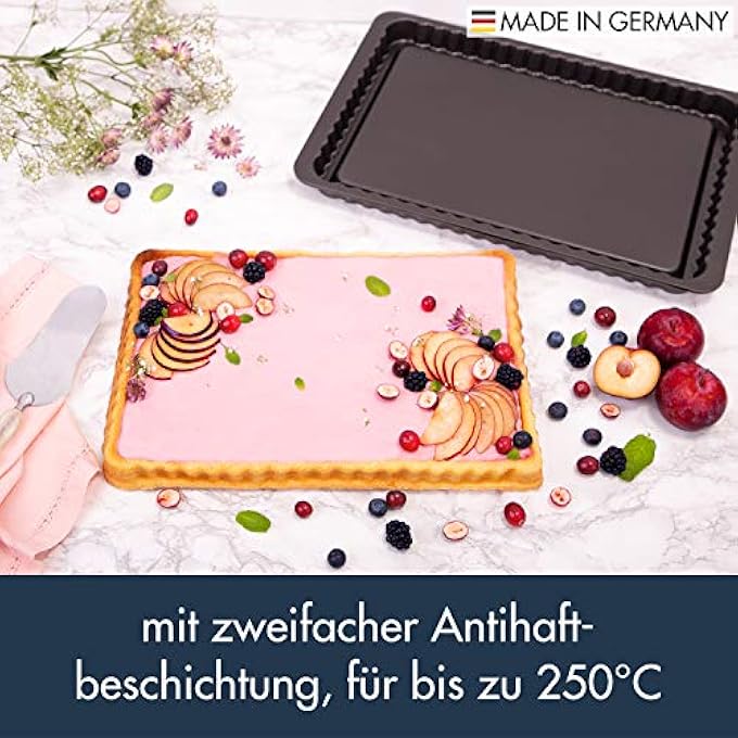 chg 675056 Square XXL Fruit Base Mould EasyOven Anthracite Metallic - Image 3