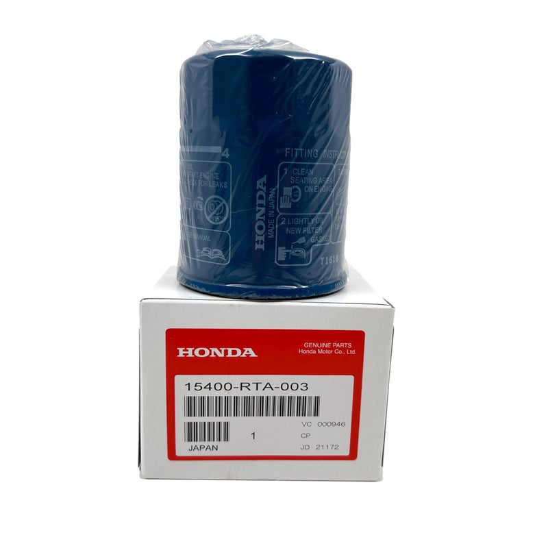 APSG Genuine Oil Filter 15400-RTA-003 | Compatible with Honda Acura vehicles | Made in Japan | OEM | 3 Pack Bundle with APSG Drian Plug Gasket/Crush washers | REF: 15400-PLM-A02 / 15400-PLM-A01 - Image 2