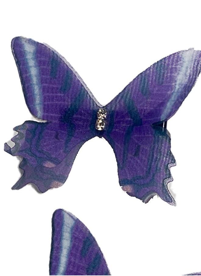 Elite Dose Butterfly design Hair Clips 4 Pieces  - Image 3