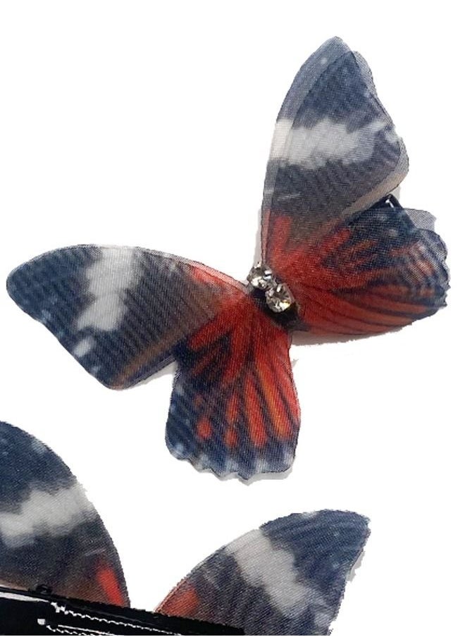 Elite Dose Butterfly design Hair Clips 4 Pieces  - Image 4