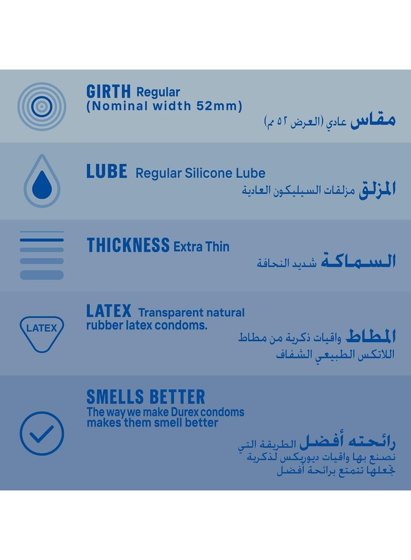 Durex Invisible Extra Thin Condom - Image 3