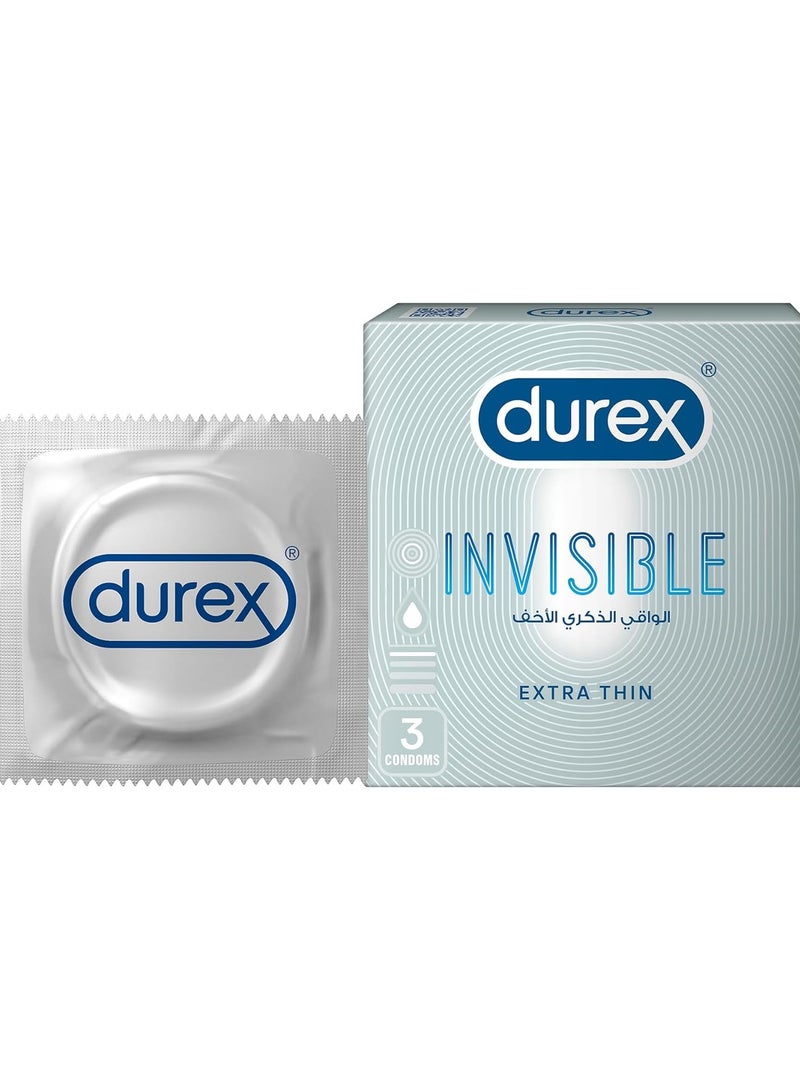 Durex Invisible Extra Thin Condom - Image 1