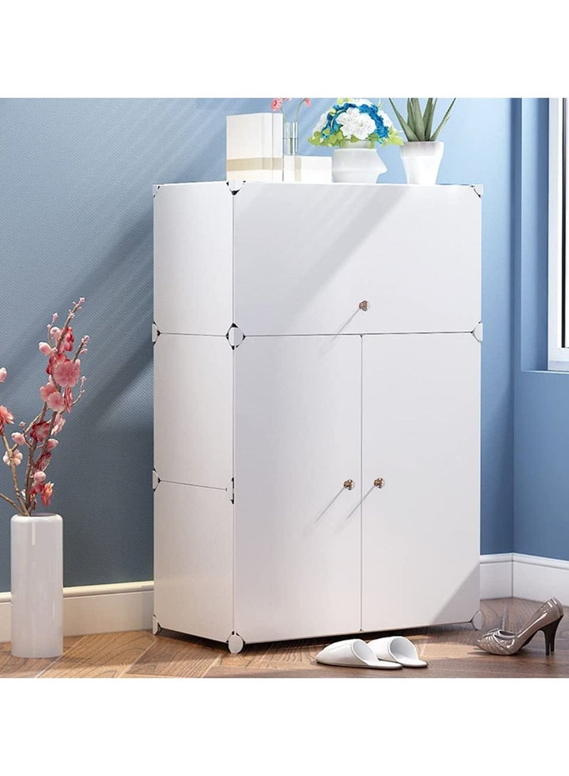 DubaiGallery خزانة أحذية باللون الأبيض - Image 1