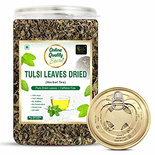 Online Quality Store Tulsi Tea 100g Dried Leaves Herbal Green Tea Helps with Stress and Anxiety - Image 4