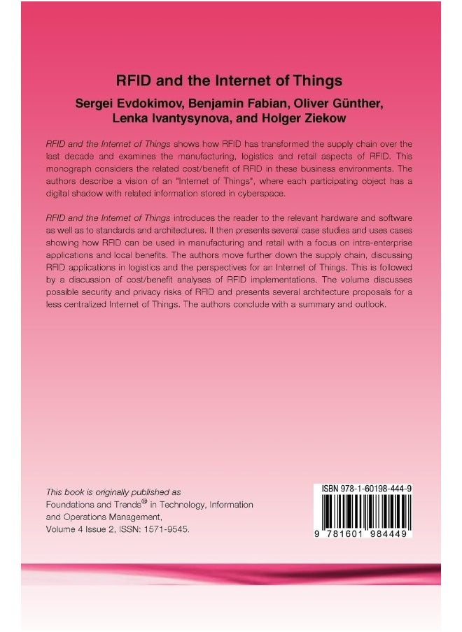null - RFID and the Internet of Things: Technology, Applications, and Security Challenges - Image 1