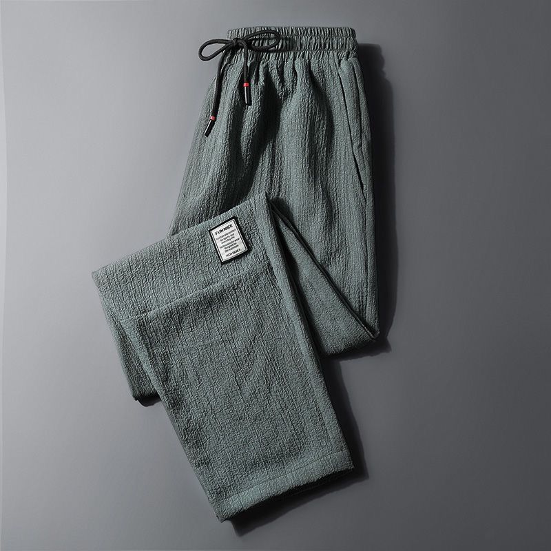Chefs Ice Silk Kitchen Work Pants for Men Green-Leak [1 Pack]]