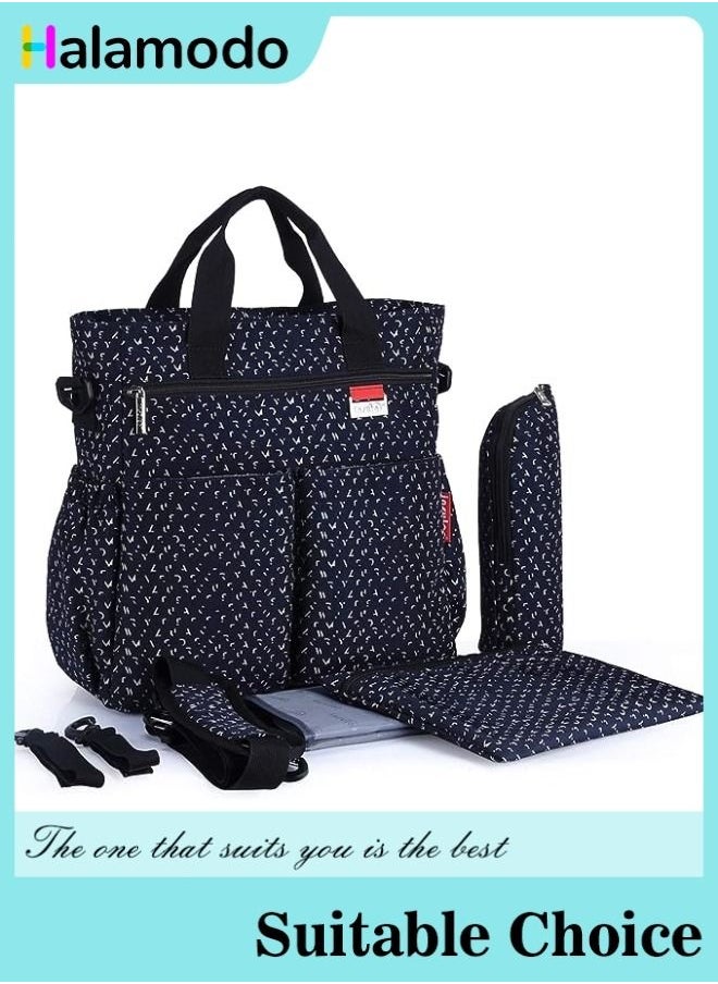 HALAMODO - Large Capacity Convertible Water Proof Shoulder Durable Baby Diaper Bag - Image 1