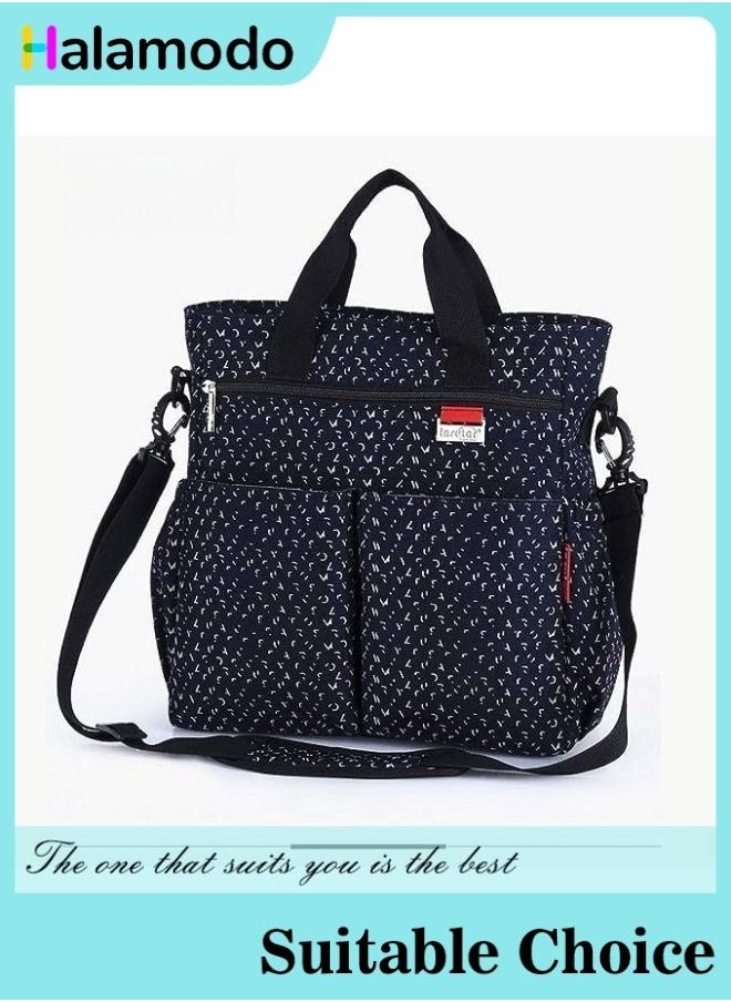 HALAMODO - Large Capacity Convertible Water Proof Shoulder Durable Baby Diaper Bag - Image 1