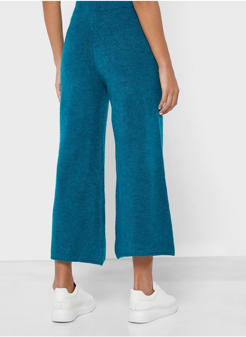 trendyol - Wide Leg Knitted Pants - Image 1