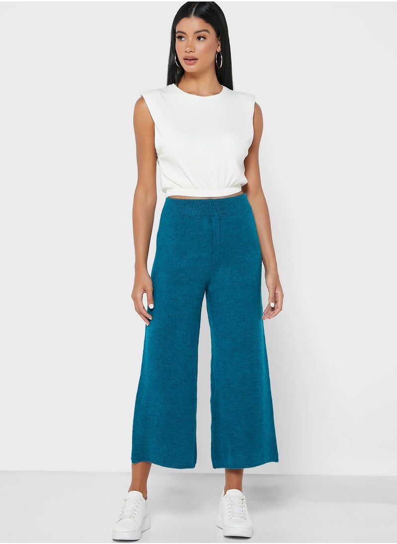 trendyol - Wide Leg Knitted Pants - Image 1
