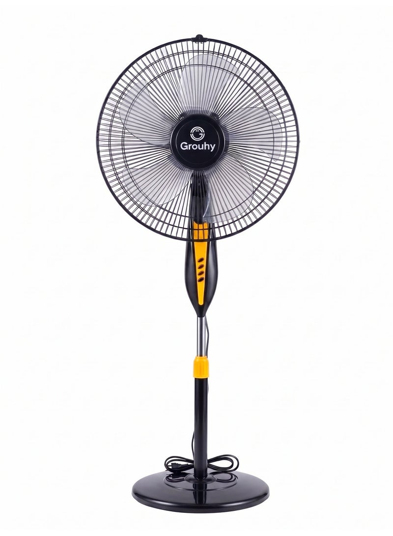 Grouhy Stand Fan 18 Inch With 5 Plastic Blades - USS-18026 - Image 1