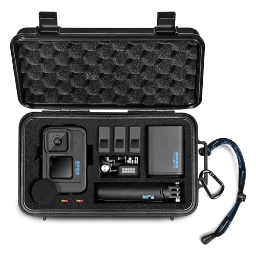 Lekufee Travel Waterproof Hard Case for Gopro Hero 1312 1110 9 Hero 4K LIT Hero Media Mod and Other AccessoriesCase Bag Only - Image 1