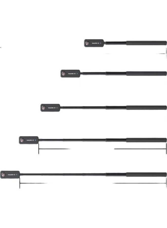 Surewo Suitable For Insta360 X4 X3 X2, 1.2M Invisible Selfie Stick, Panoramic Action Camera, Multifunctional Accessory, Handheld Extension Pole, 120Cm Selfie Stick - Image 2