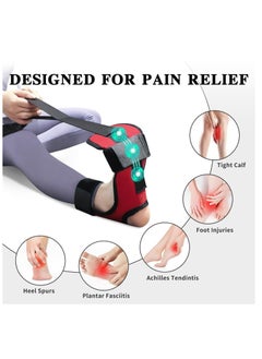 Generic Leg Stretcher Strap, Fascia Stretcher for Plantar Fasciitis Relief, 4ft stretch bands with 7 Hand Loops for Physical Therapy, Helps relieve pain  - Image 4