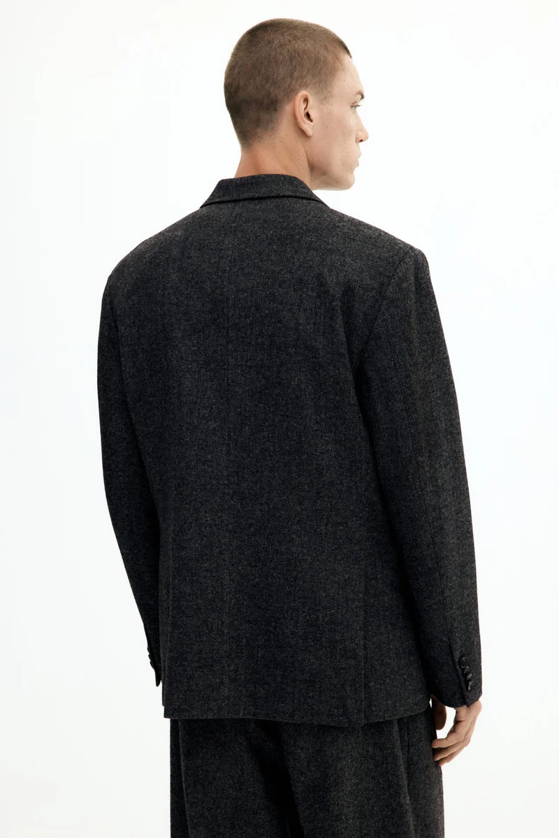 H&M  Relaxed Fit Double-breasted jacket for Men | Best Price UAE