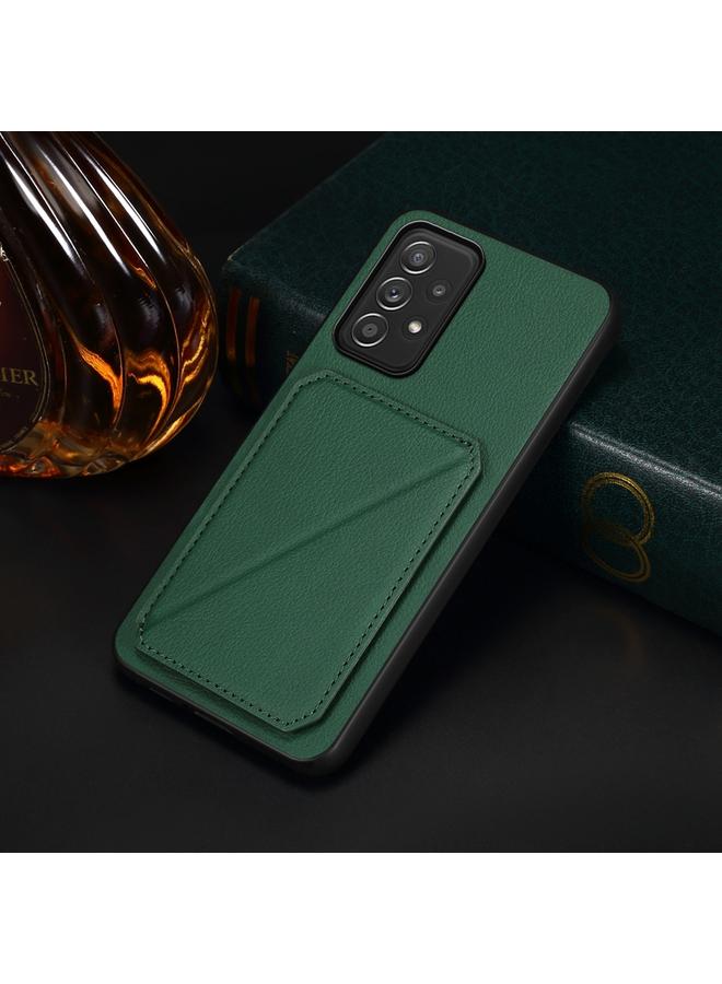 S-TOP Case For Samsung Galaxy A52 5G D04 Calf Texture Dual Card Slot Holder Phone Case - Image 2