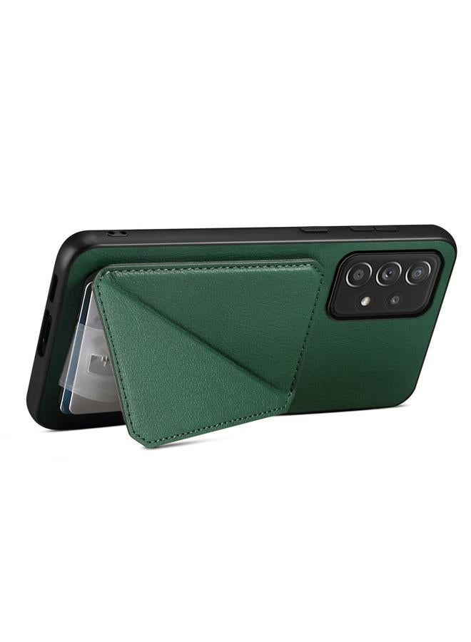 S-TOP Case For Samsung Galaxy A52 5G D04 Calf Texture Dual Card Slot Holder Phone Case - Image 4