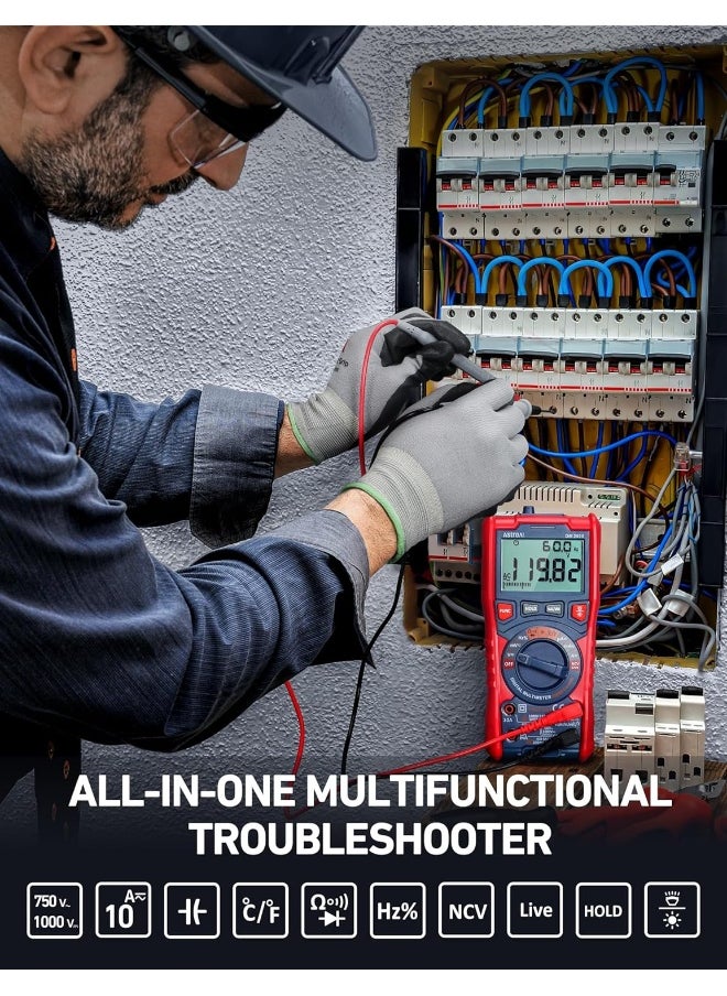 AstroAI Digital Multimeter Tester TRMS 20000 Counts with Higher Resolution Auto-Ranging Voltmeter  - Image 4