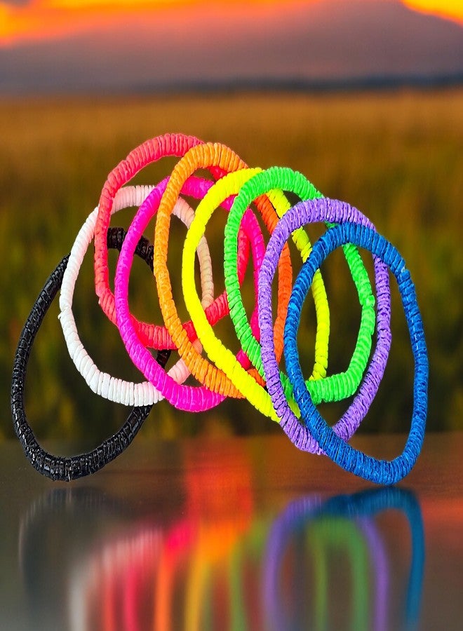 BlueRica Stretch Puka Shell Bracelet (White) - Image 4