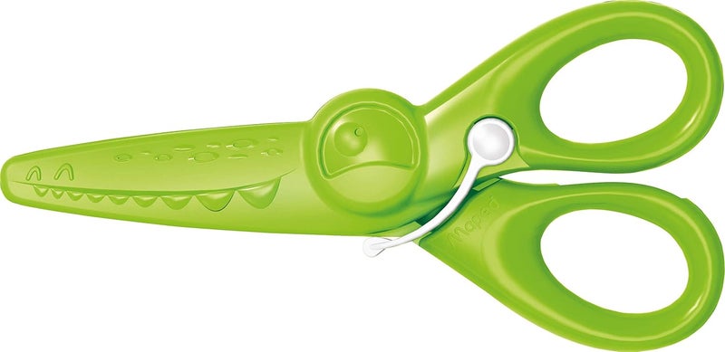 Maped Kidicraft Children's Safety Craft Scissors - Pack of 3 with Zig Zag, Curves & Straight Cut - Image 5