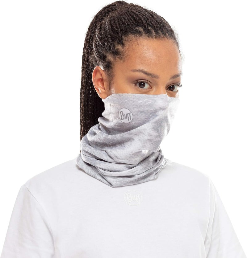 BUFF CoolNet UV+ Multifunctional Headwear and Face Mask, Camo White - Image 3