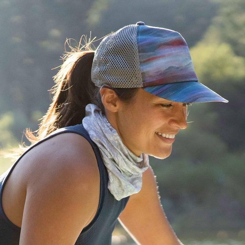 BUFF CoolNet UV+ Multifunctional Headwear and Face Mask, Camo White - Image 5