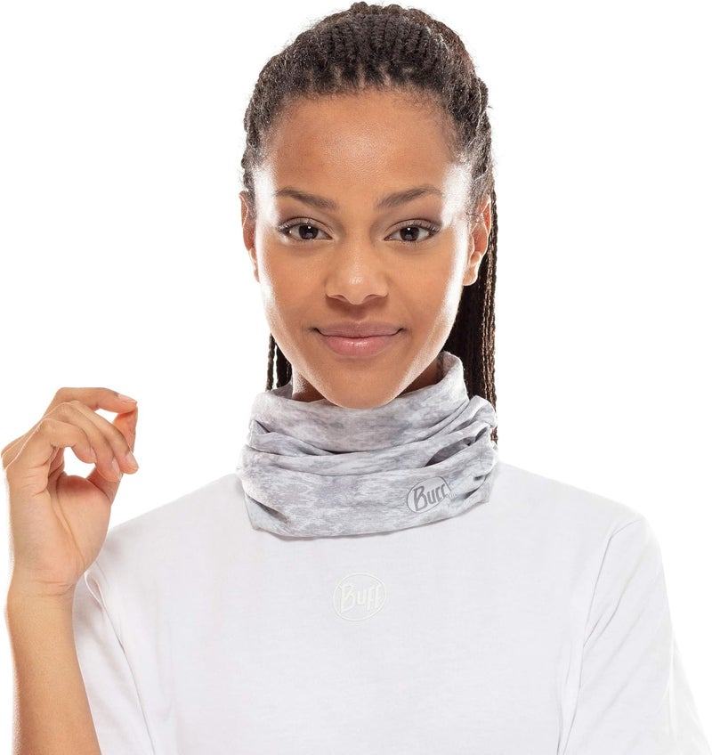 BUFF CoolNet UV+ Multifunctional Headwear and Face Mask, Camo White - Image 2