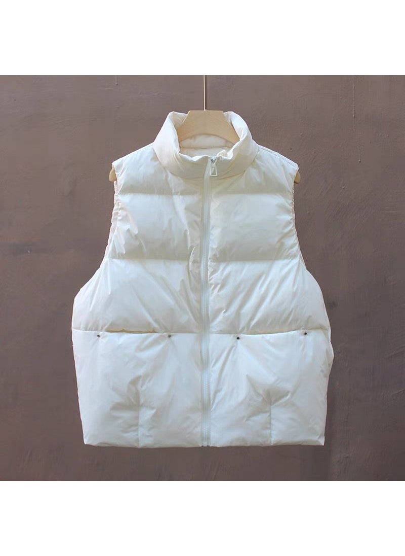 2023 Womens Puffer Vest Korean Loose FitWhite White - pzsku/ZBCB489594401B0A95EA1Z/45/_/1725159560/b149a864-695f-441a-ae20-1ffedbb00b1a