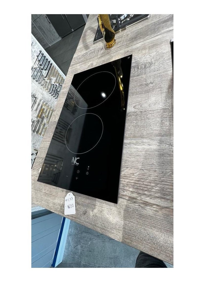 N.C Mastergas Built in hob 30 cm  Electronic Ceramic Hob  2 Zones 2 hi light zones  Made in Italy  - Image 4