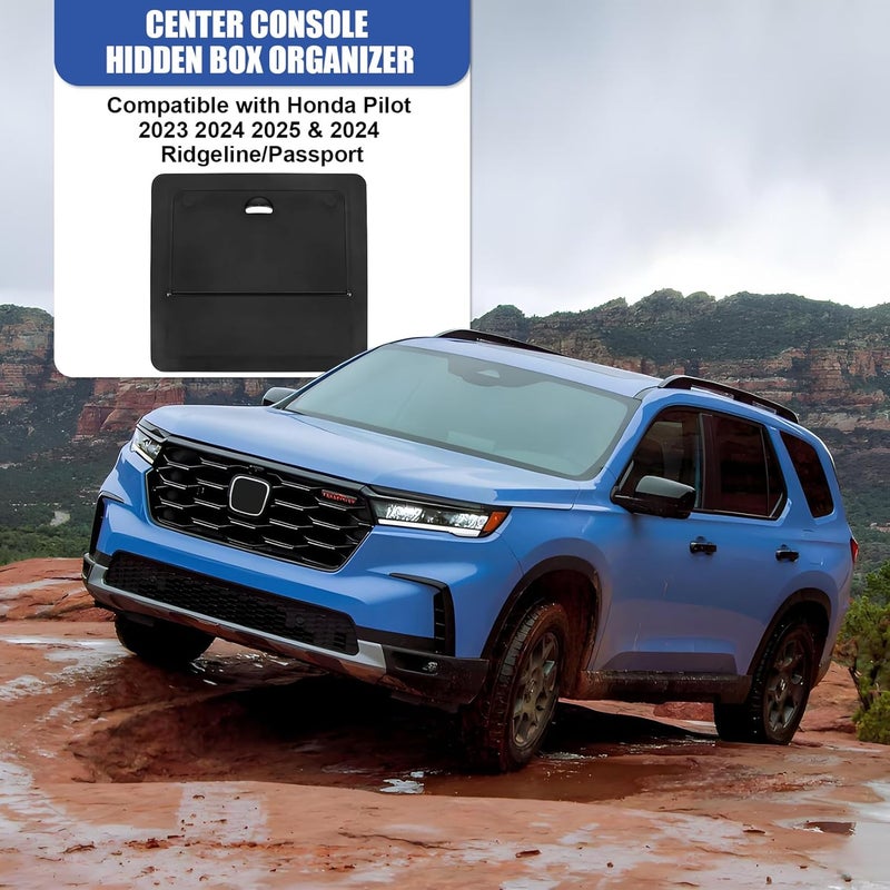 Psler Center Console Hidden Organizer for Honda Vehicles - Image 2