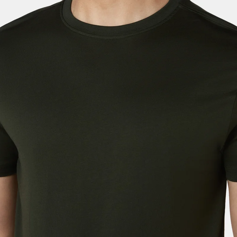 Sun And Sand Sports Green Men's Supima T-Shirt for Men | Best Price UAE