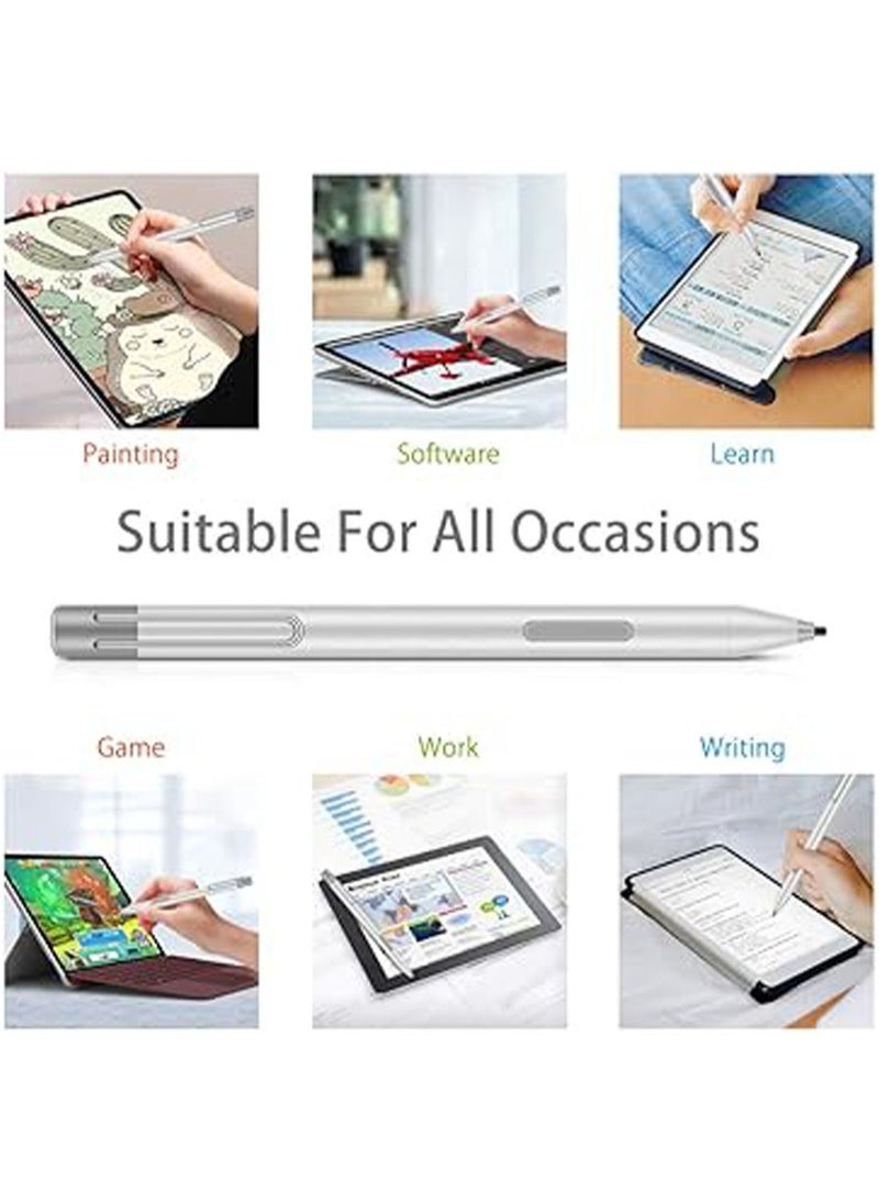 Surface Pen Compatible with Microsoft Surface with 4096 Pressure for Surface Pro 7/6/5/4/3, Surface Laptop, Surface Book, Surface Go HP Pavilion Windows Ink Pen Palm Rejection Tilt Shadow