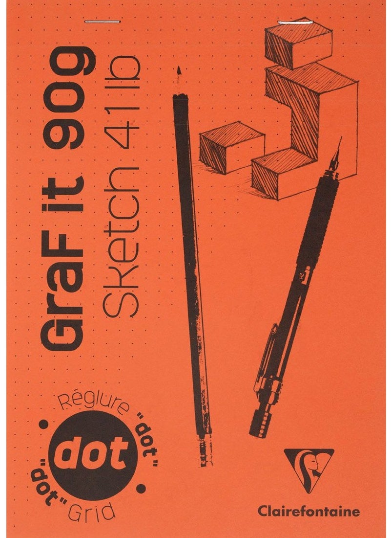 Clairefontaine Graf It 14,8X21 cm Dotted 160 Pages Memo Pad Notebook GBD96651 