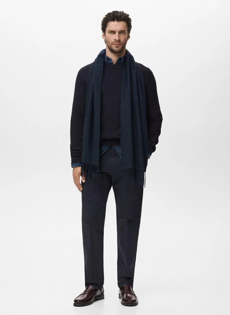 Mango Man  Fine rib-knit cotton sweater for Men | Best Price UAE