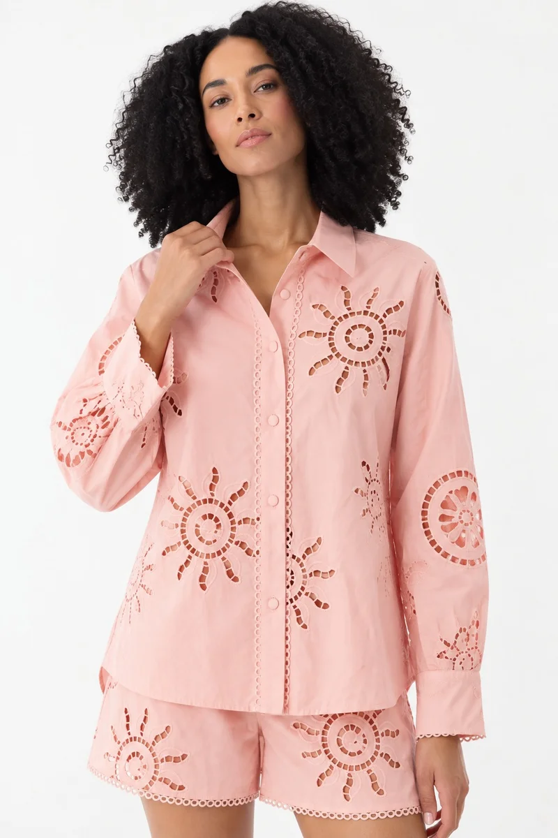 Ashita Fernandes Blush Pink Sophie Top for Women | Best Price UAE