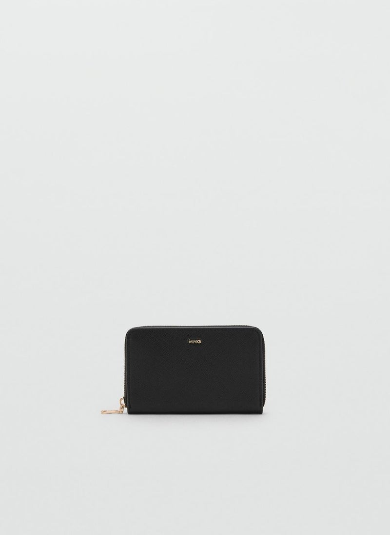 MANGO Saffiano-effect wallet  - Image 1