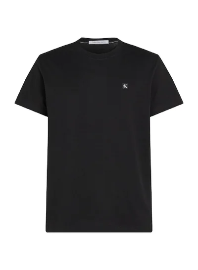 Calvin Klein Jeans Men's Monogram T-Shirt -  cotton jersey, Black
