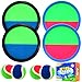 jxzdle Toss and Catch Game Set Outdoor Games with 4 Paddles 4 Balls and 1 Storage Bag Great Outdoor ToysGifts for Kids Classic Beach and Yard Game - Image 3