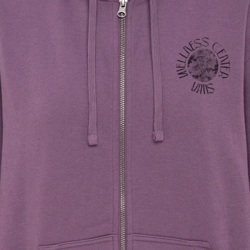 VANS Purple Women's Wellness Full-Zip Hoodie for Women | Best Price UAE