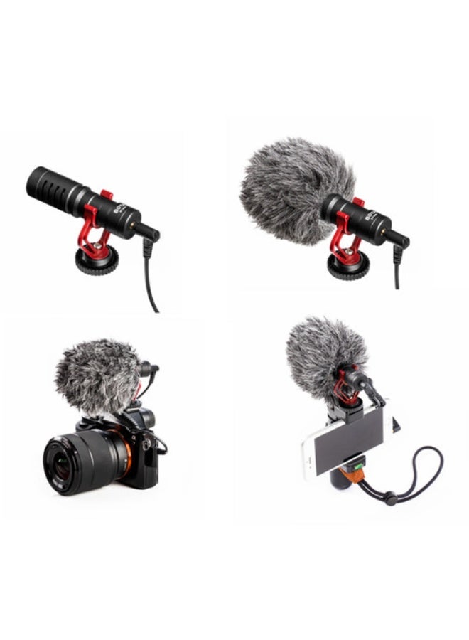 BOYA BY-MM1 Universal Cardioid Microphone for Camera Smartphone and Laptop - Black - Image 3