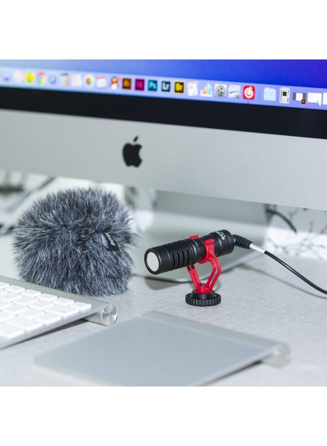 BOYA BY-MM1 Universal Cardioid Microphone for Camera Smartphone and Laptop - Black - Image 5