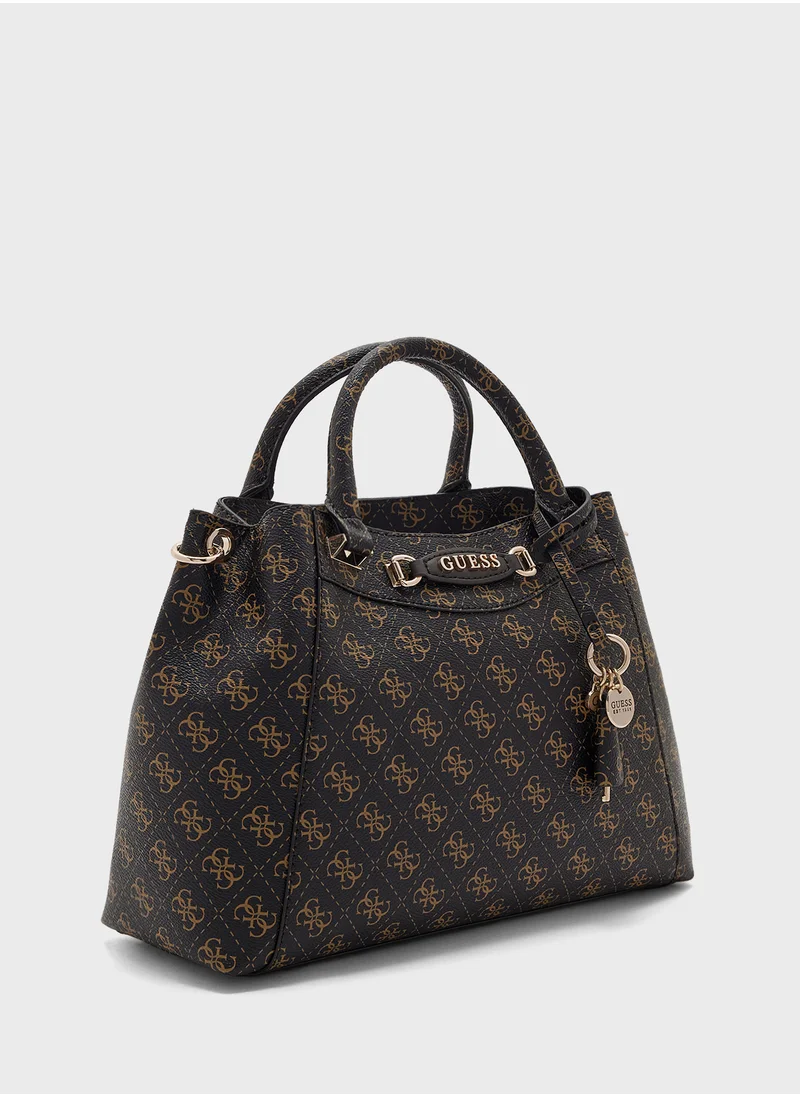 GUESS Emera Logo Girlfriend Satchel