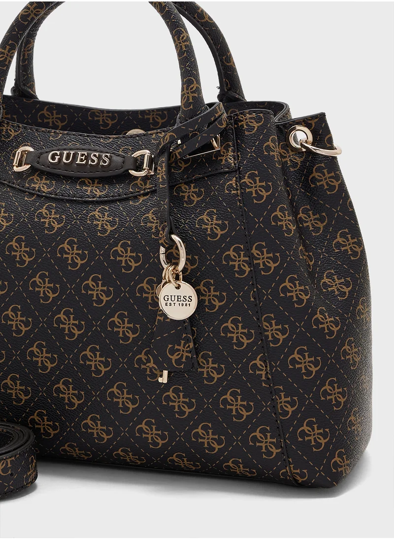 GUESS Emera Logo Girlfriend Satchel