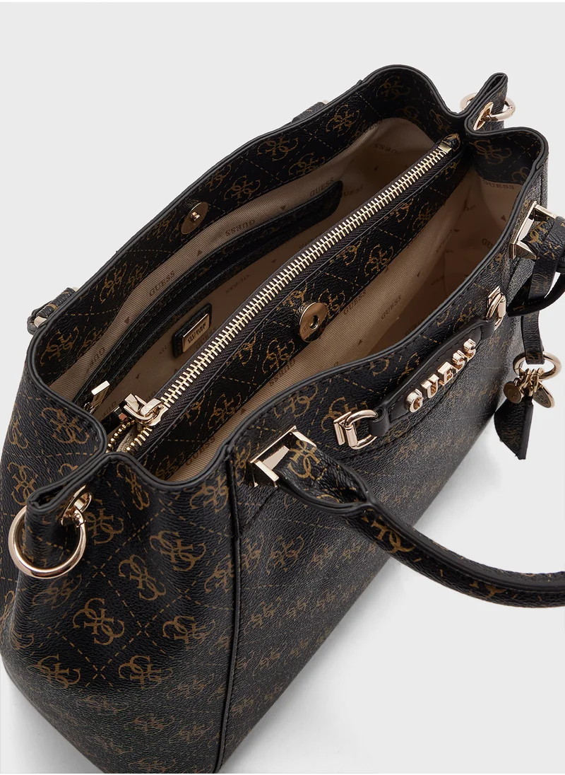 GUESS Emera Logo Girlfriend Satchel